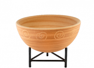 Vesuvio mittlere Feuerschale mit niedrigem Fuß