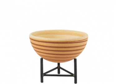 Stromboli kleine Feuerschale mit niedrigem Fuß